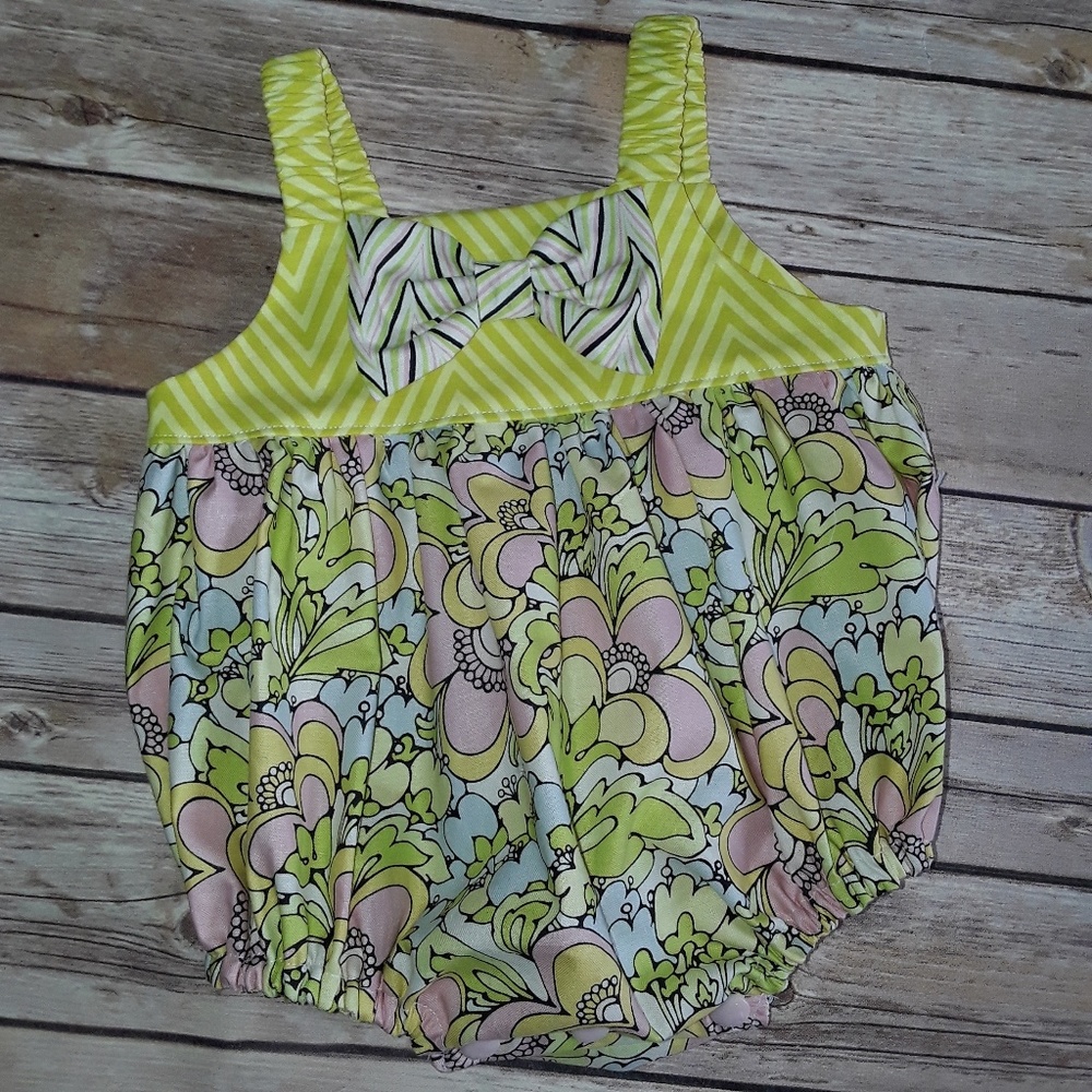 Summer onie for your baby girl sz. 6/9 mos.